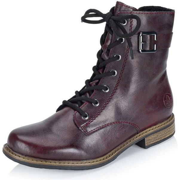 Dámska členková obuv RIEKER 74802-35 červená W5 65297598