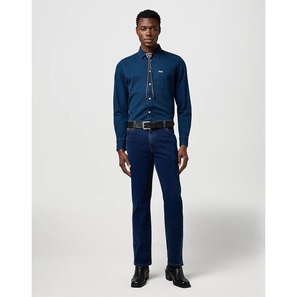 Džínsy WRANGLER TEXAS RUSTIC NAVY 112370854 65298083
