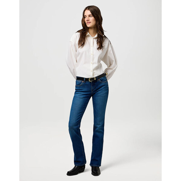 Džínsy WRANGLER LOW RISE BOLD BOOT CANYON CREST 112371207 65298075