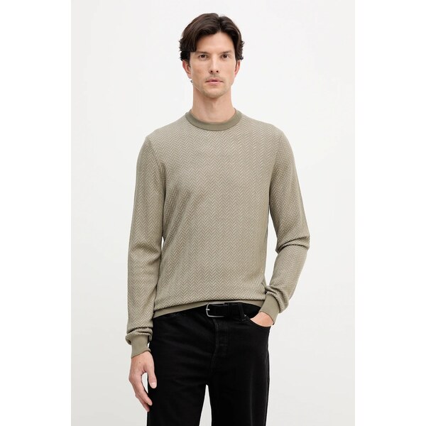 Sveter s prímesou vlny BOSS H-Habito 65298753
