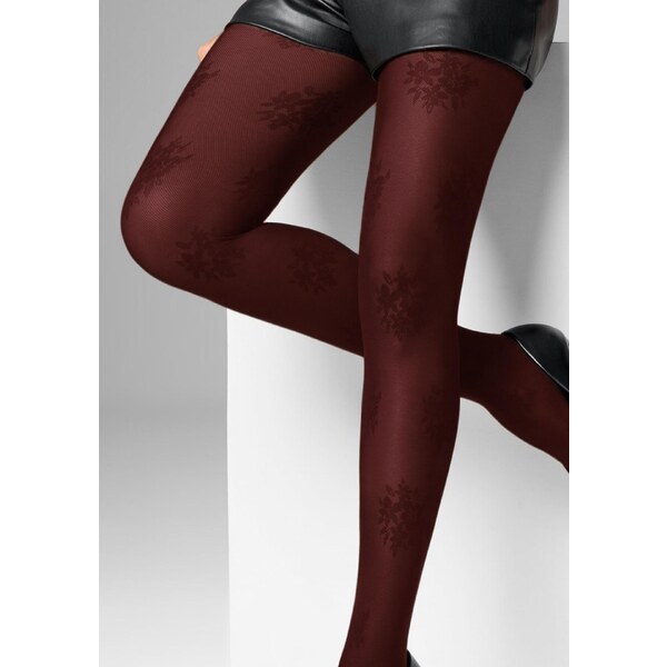 Pančuchy s kvetinovým vzorom na jemnej sieťovine GRACE F22 Marilyn 65325825