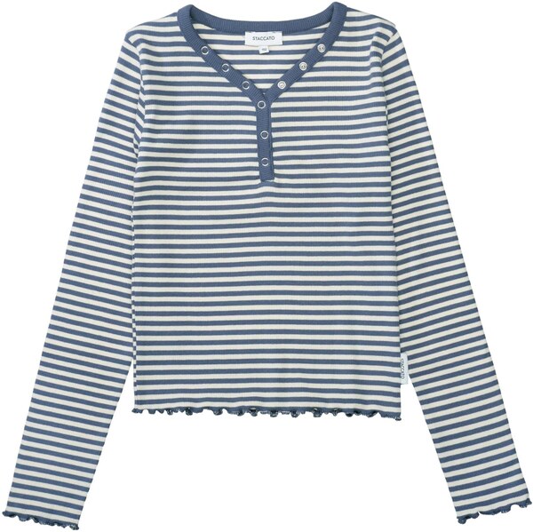 STACCATO Tričko zafírová / biela 65921341