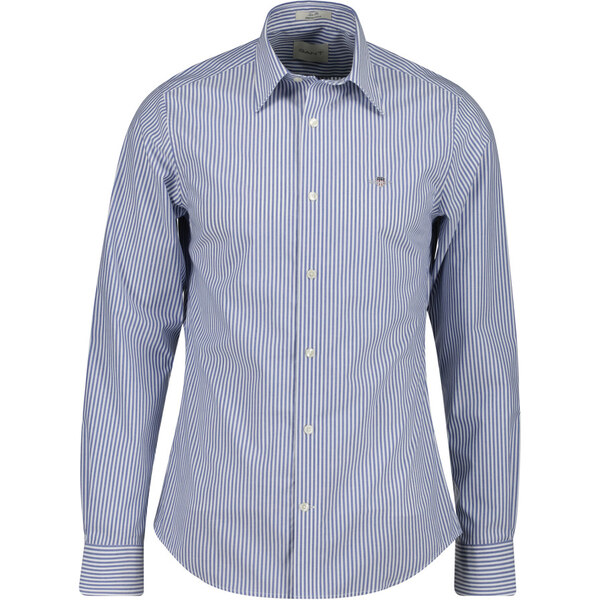 KOŠEĽA GANT SLIM STRETCH POPLIN STRIPED SHIRT COLLEGE BLUE 65300299