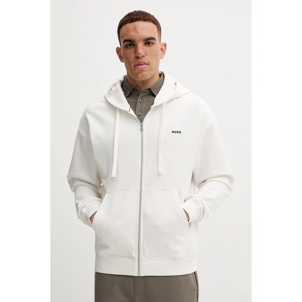Bavlnená mikina HUGO Dapozip 65305949