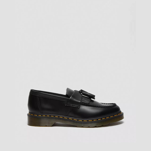 Čierne mokasíny Dr. Martens Adrian Yellow Stitch 65262255
