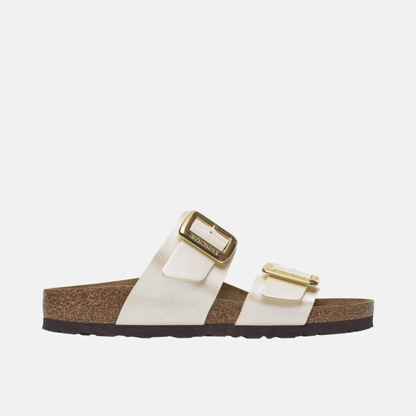 Birkenstock Biele Regular Šľapky Sydney Cushion Buckle Birko-Flor 65279101