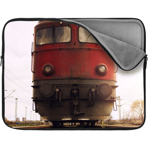 Sablio Obal na notebook Červený vlak na koľajach 65424485