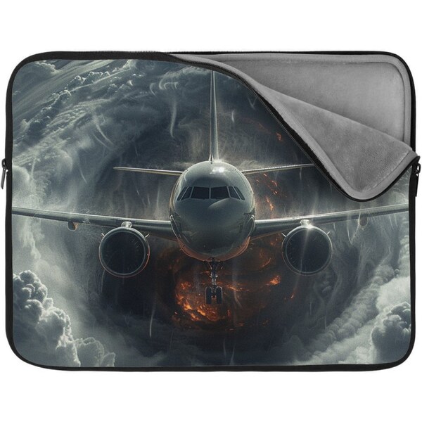 Sablio Obal na notebook Lietadlo v búrke 65424452