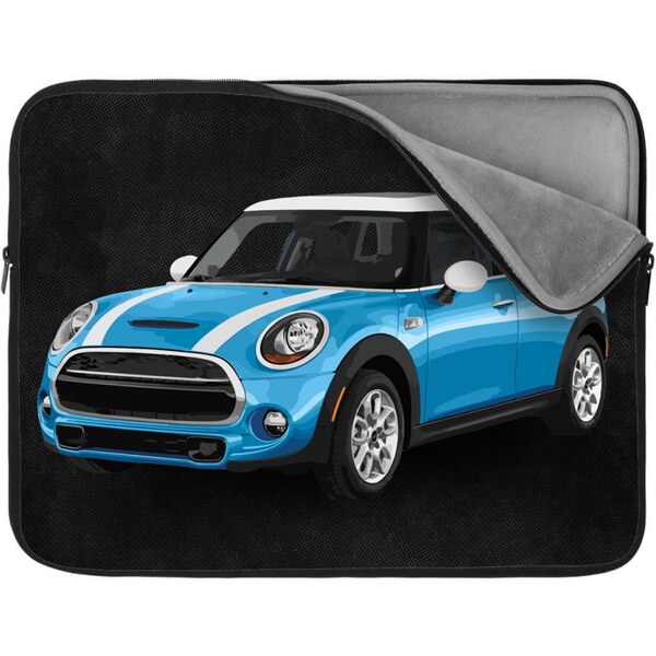 Sablio Obal na notebook Mini sedan Čierne pozadie 65424421