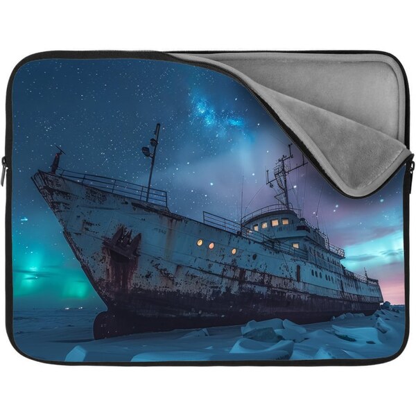 Sablio Obal na notebook Vrak lode pri polárnej žiare 65424450