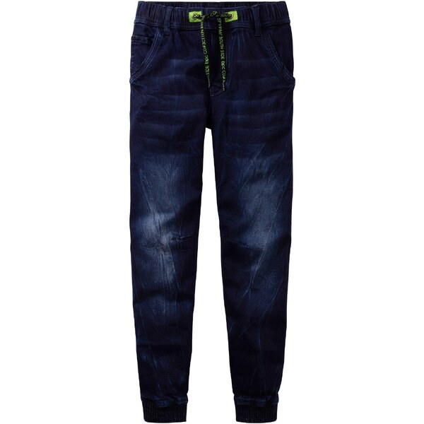 bonprix Teplákové džínsyTapered, Regular Fit,, farba modrá 44731703