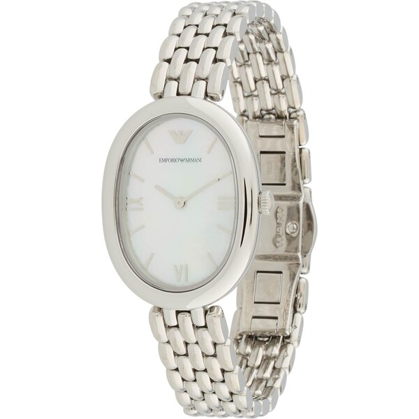 Emporio Armani Analógové hodinky strieborná / biela 65891996