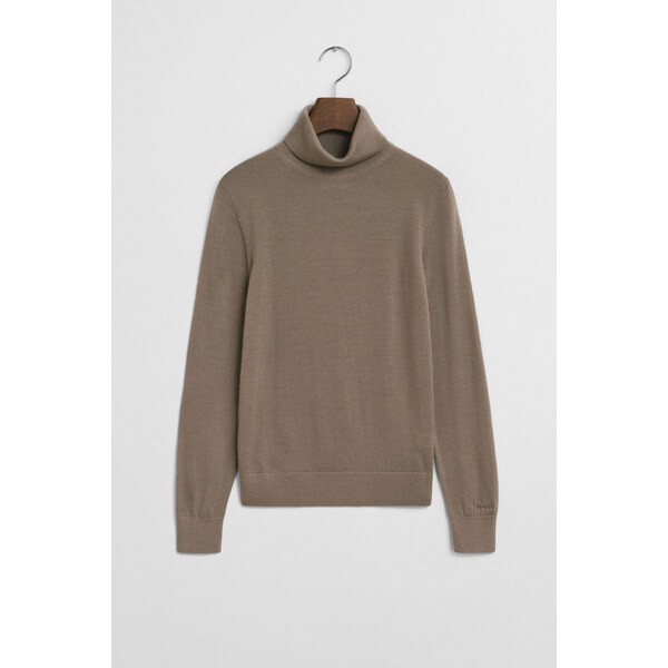 ROLÁK GANT FINE MERINO TURTLENECK TAUPE BEIGE 64980745