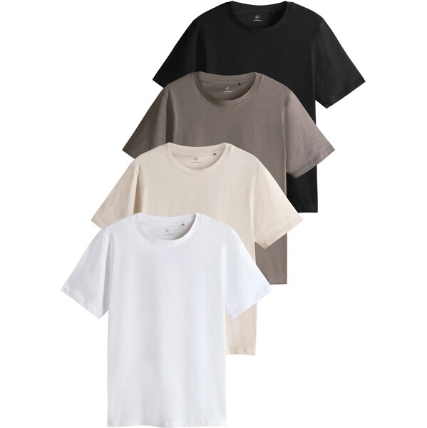 The Set Tričko svetlobéžová / hnedá / čierna / biela 65660337