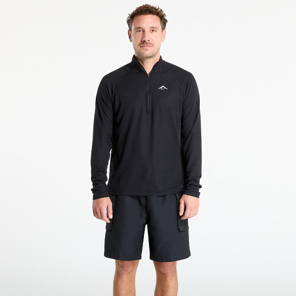 Tričko Nike Trail Mens Dri-FIT 1/2-Zip Mid Layer Top Black/ Summit 65285087