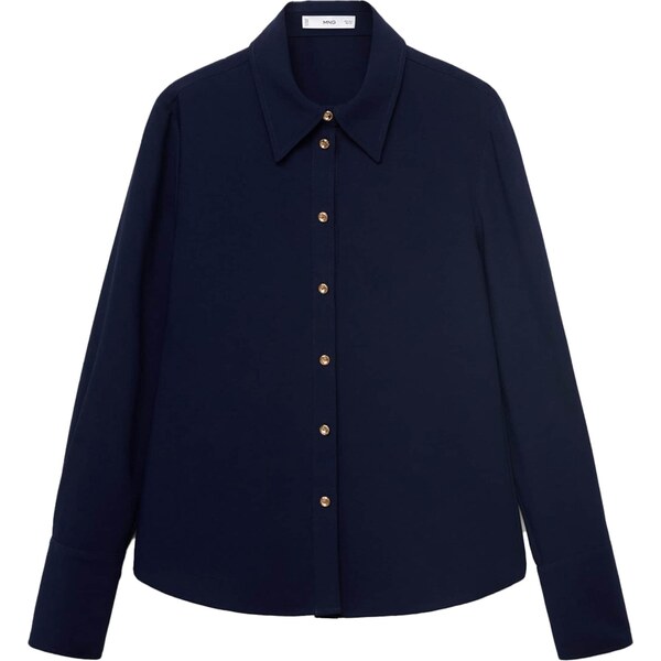 MANGO Blúzka FLARE námornícka modrá 65892120