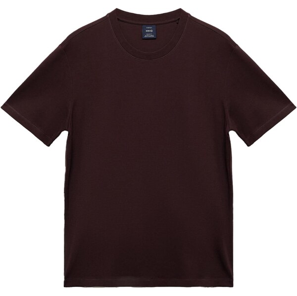 MANGO MAN Tričko KIMI tmavočervená 65663587
