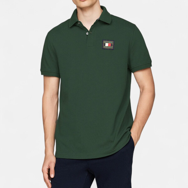 Pánské zelené polo triko Tommy Hilfiger 56370 65312675