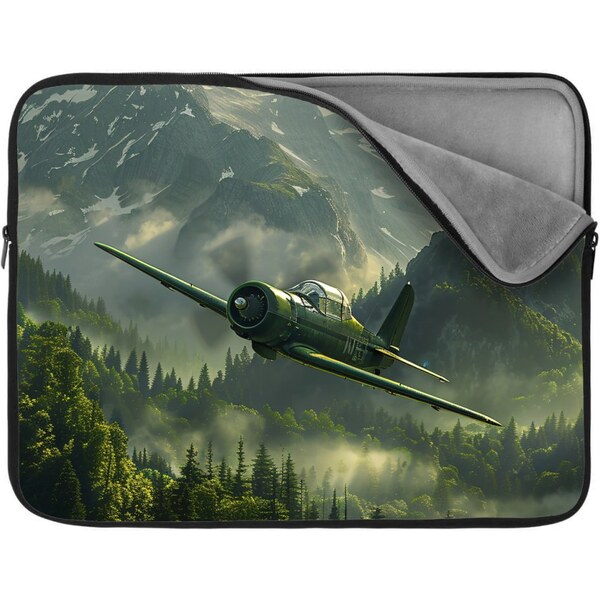 Sablio Obal na notebook Bojové lietadlo v horách 65424462