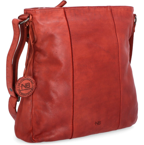 Kožená kabelka crossbody Noelia Bolger červená NB 2002 CV 64019574