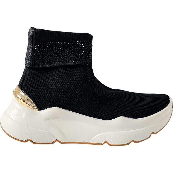 Čierne tenisky Gai Mattiolo Black Strass 65317886