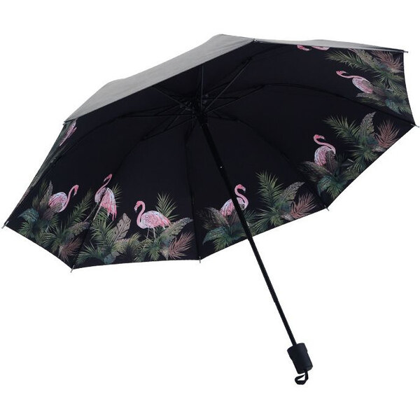 Carla Dámsky skladací dáždnik Plameniak s palmou 65226620