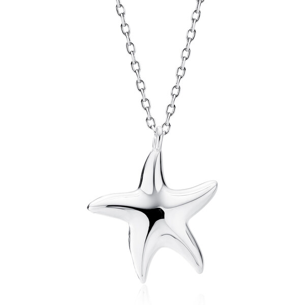 Olivie Stříbrný náhrdelník HVĚZDICE 9855 65359817