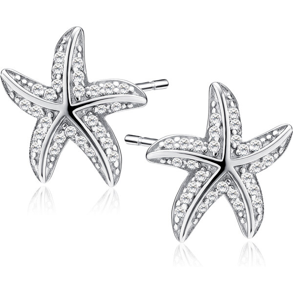 Olivie Stříbrné náušnice HVĚZDICE 9861 65359823