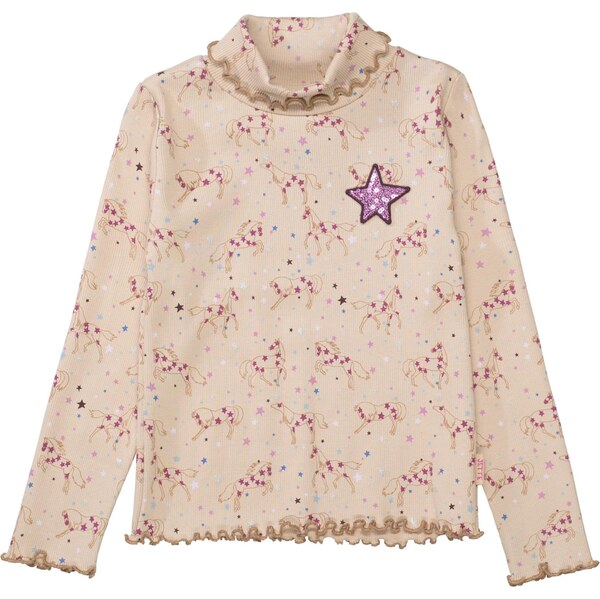 STACCATO Tričko modrá / sivobéžová / fialová / biela 65921321