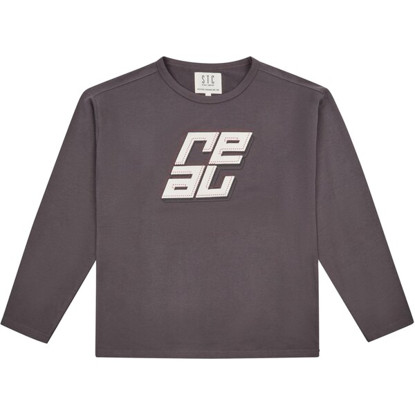 STACCATO Tričko tmavosivá / biela 65415016