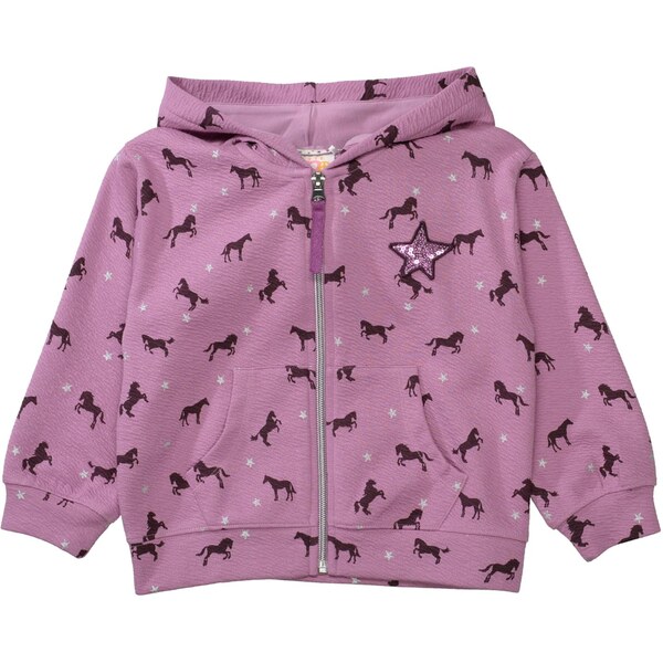 STACCATO Tepláková bunda fialová / baklažánová 65635647