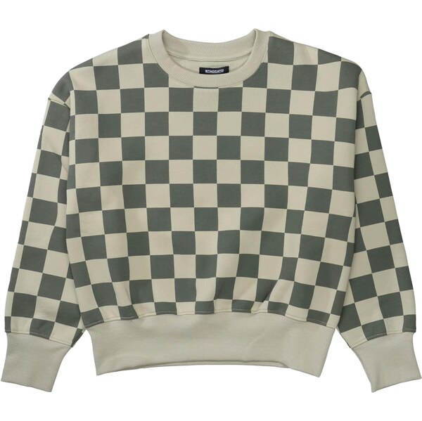 STACCATO Mikina pastelovo zelená / tmavozelená 65646364