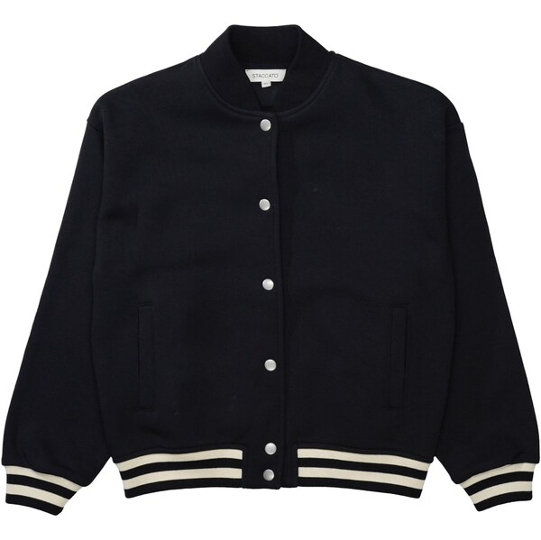 STACCATO Prechodná bunda čierna / biela 65647404