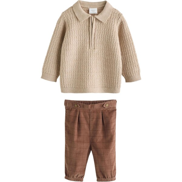 Next Set béžová / hnedá 65660644