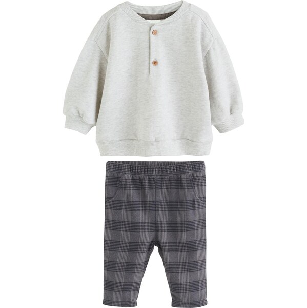 Next Set antracitová / svetlosivá / čierna 65660654