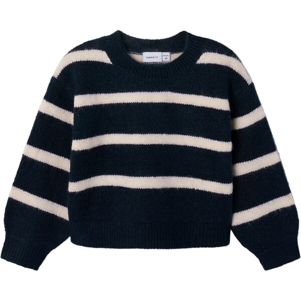 NAME IT Sveter NMFOLENSKA námornícka modrá / biela 65415268