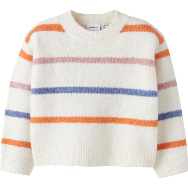 NAME IT Sveter NMFOLENSKA modrá / oranžová / ružová / biela 65415267