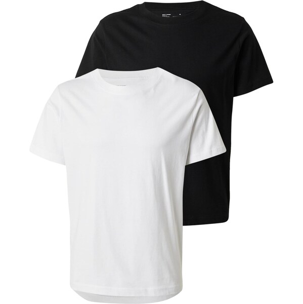 WEEKDAY Tričko čierna / biela 65707891