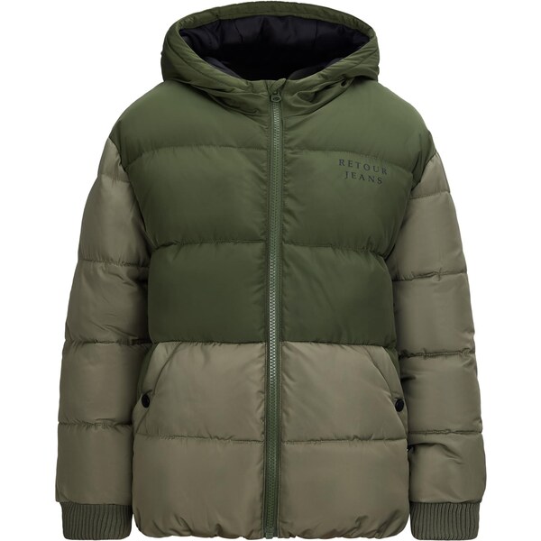 Retour Jeans Zimná bunda Guy zelená / pastelovo zelená 65892410