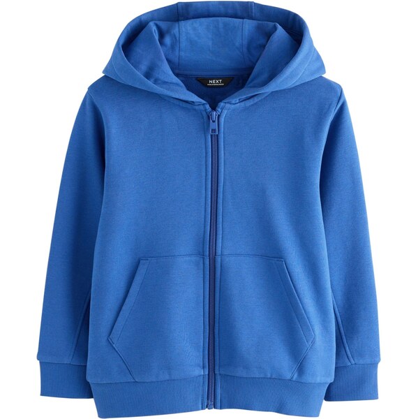Next Tepláková bunda modrá 65773174
