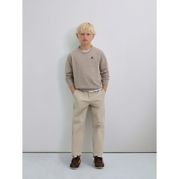 Scalpers Sveter Scaston námornícka modrá / tmavošedá 65888322