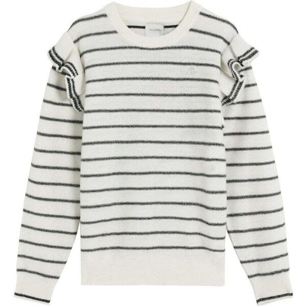 Scalpers Sveter čierna / biela 65661030