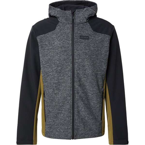 ICEPEAK Outdoorová bunda Beedeville žltá / sivá melírovaná / čierna 65889042