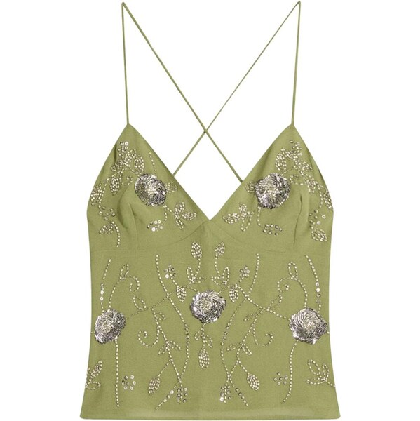 Bershka Top kaki 65892253