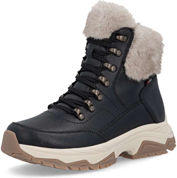 Dámska členková obuv RIEKER W3971-00 čierna W5 65329404