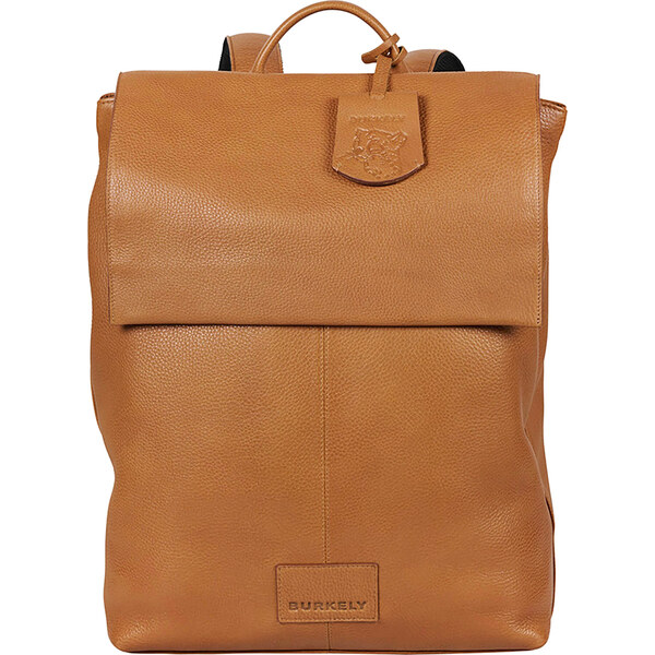 Trendy kožený batoh Burkely Hella - koňak 58298074