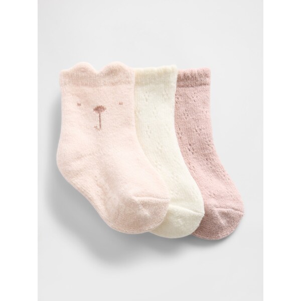 GAP Baby Socks CashSoft, 3 Pairs - Girls 66312990