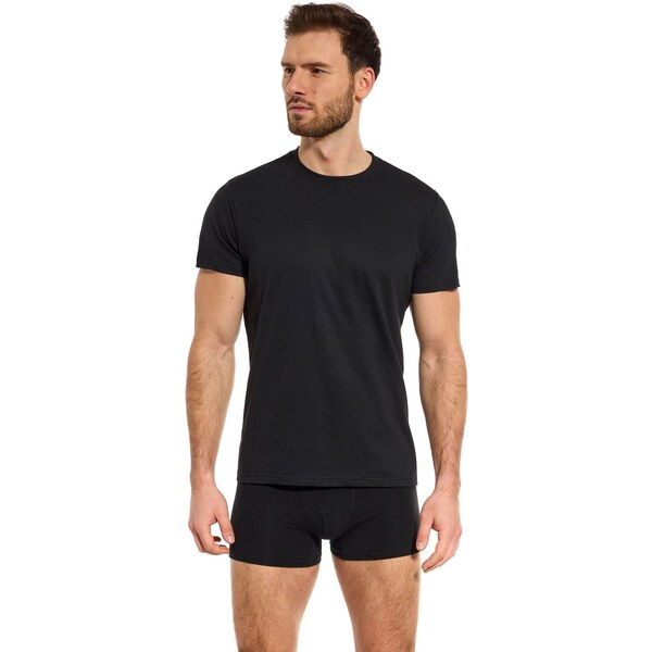 NOVITI Pánske tričko TT 002 black 58325694