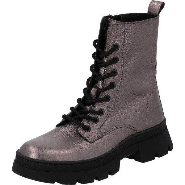 Palado Šnurovacie členkové čižmy Lambug striebornosivá / čierna 65353158