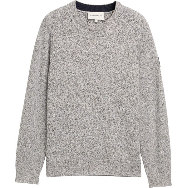 TOM TAILOR Sveter sivá melírovaná 65475131